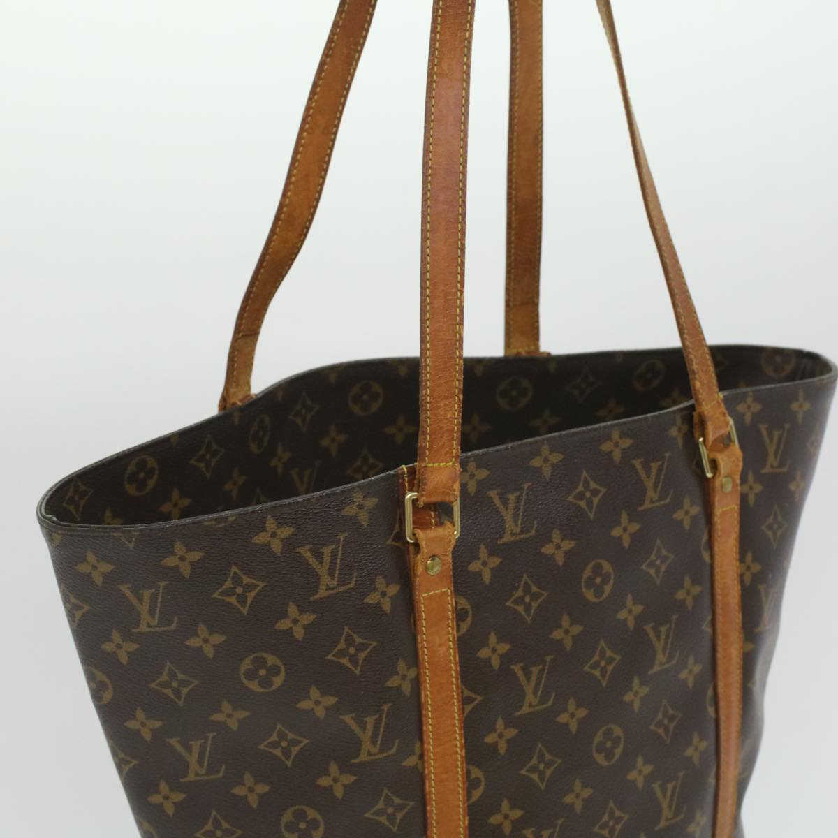 LOUIS VUITTON Monogram Sac Shopping Tote Bag M51108 LV Auth am3605