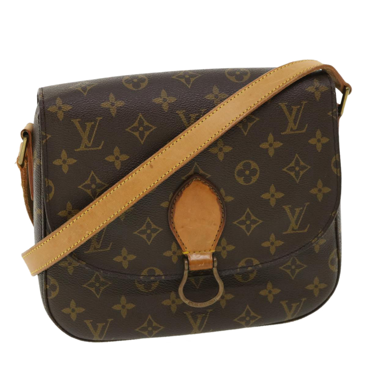 LOUIS VUITTON Monogram Saint Cloud GM Shoulder Bag M51242 LV Auth am3613