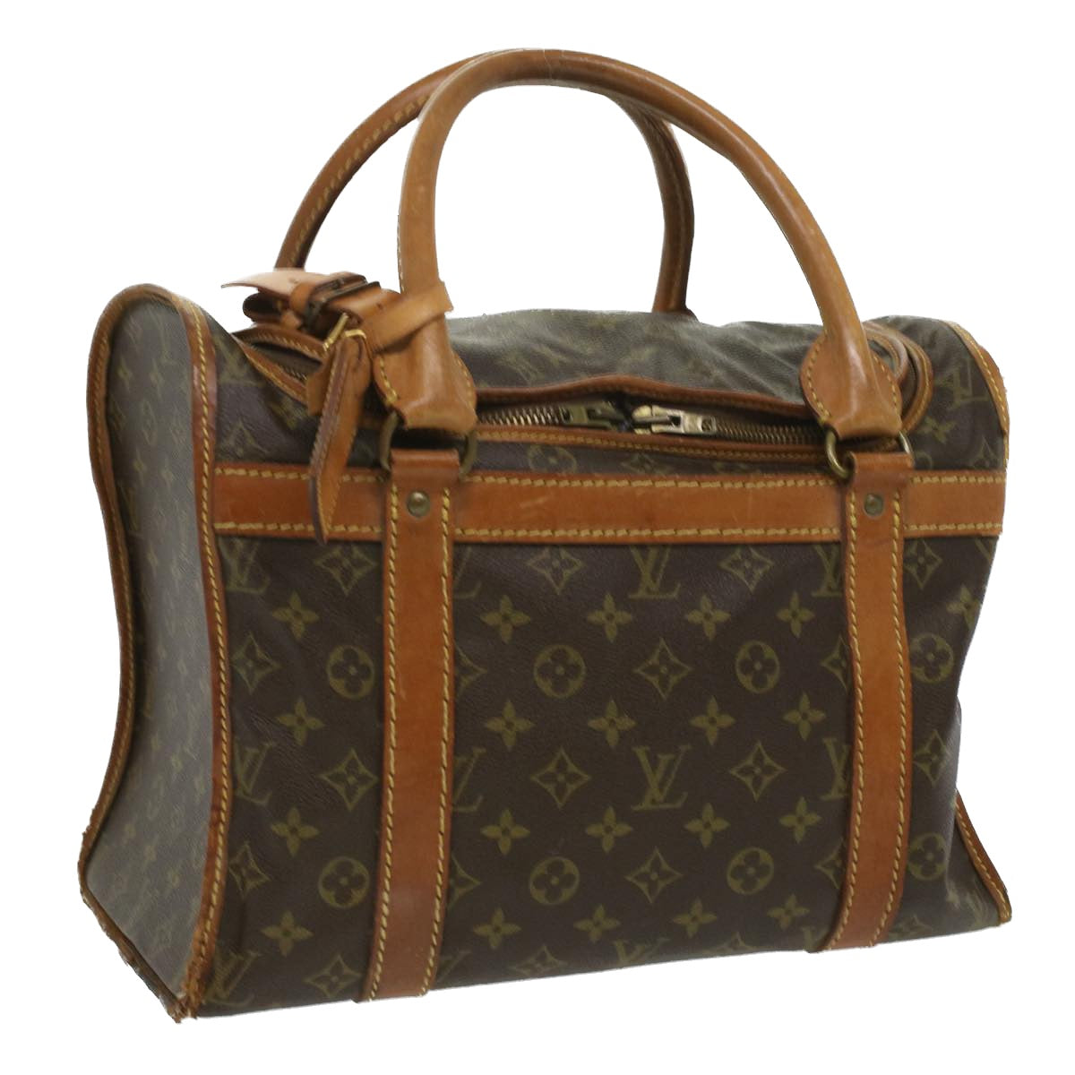 LOUIS VUITTON Monogram Sac Chassour 35 Pet Carry M41924 LV Auth am3615