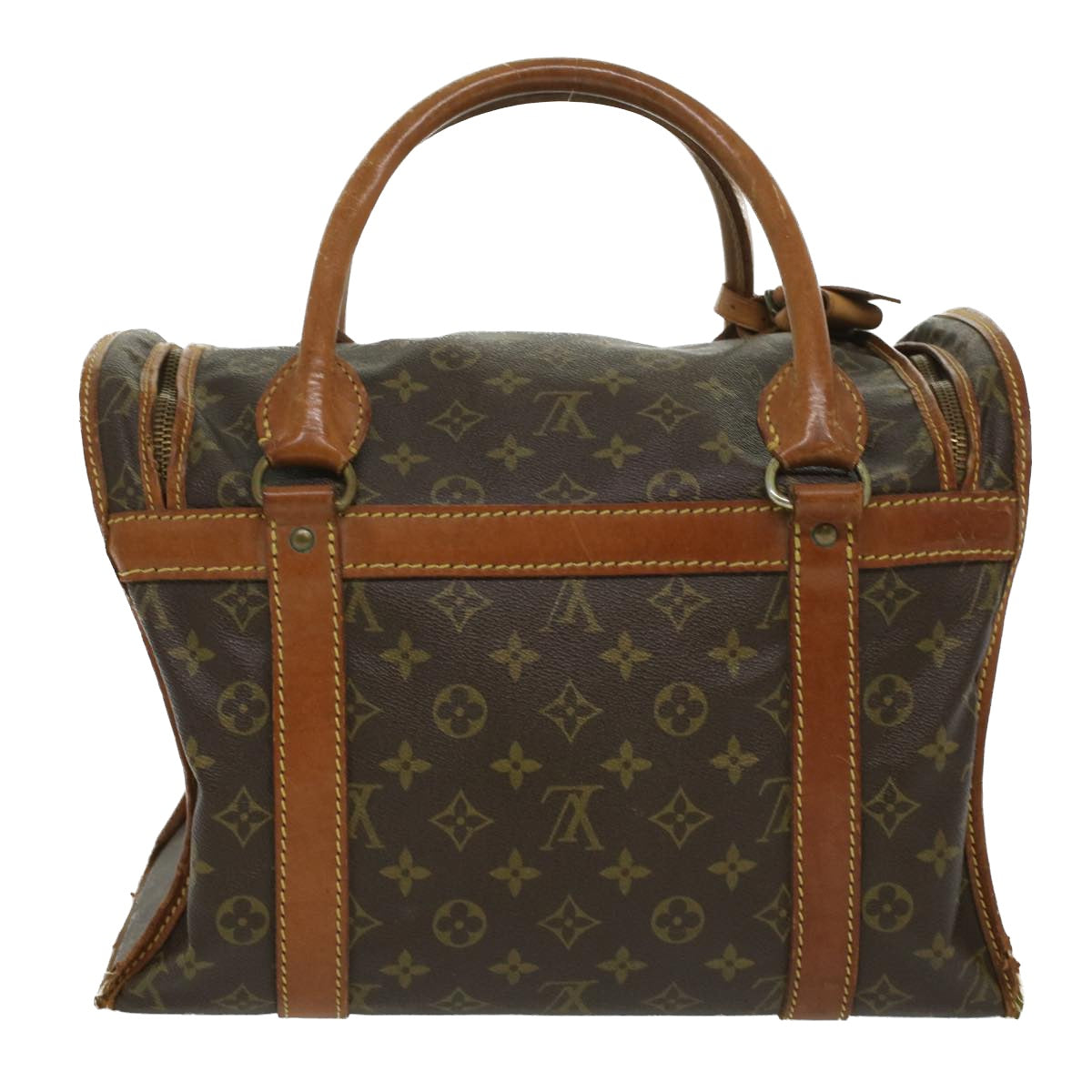 LOUIS VUITTON Monogram Sac Chassour 35 Pet Carry M41924 LV Auth am3615 - 0