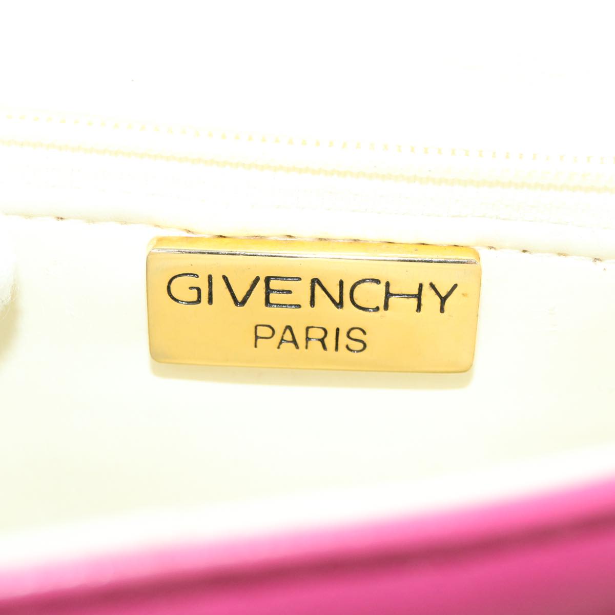 GIVENCHY Matelasse Chain Shoulder Bag Leather Pink Auth am3621