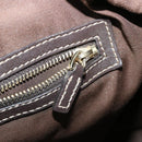 GUCCI GG Canvas Tote Bag Coated Canvas Beige Dark Brown Auth am3623-20