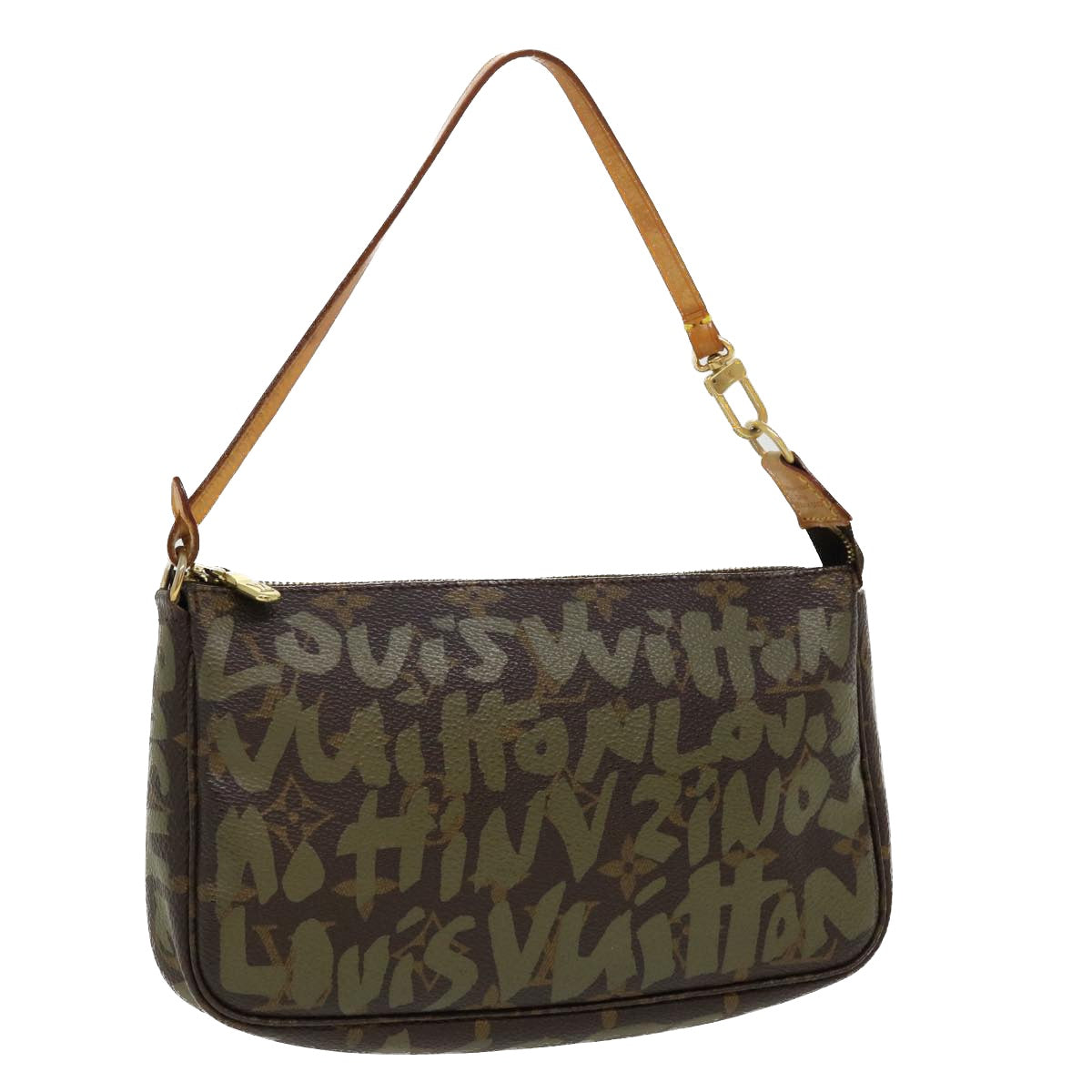 LOUIS VUITTON Monogram Graffiti Pochette Accessoires Pouch M92191 LV Auth am3656