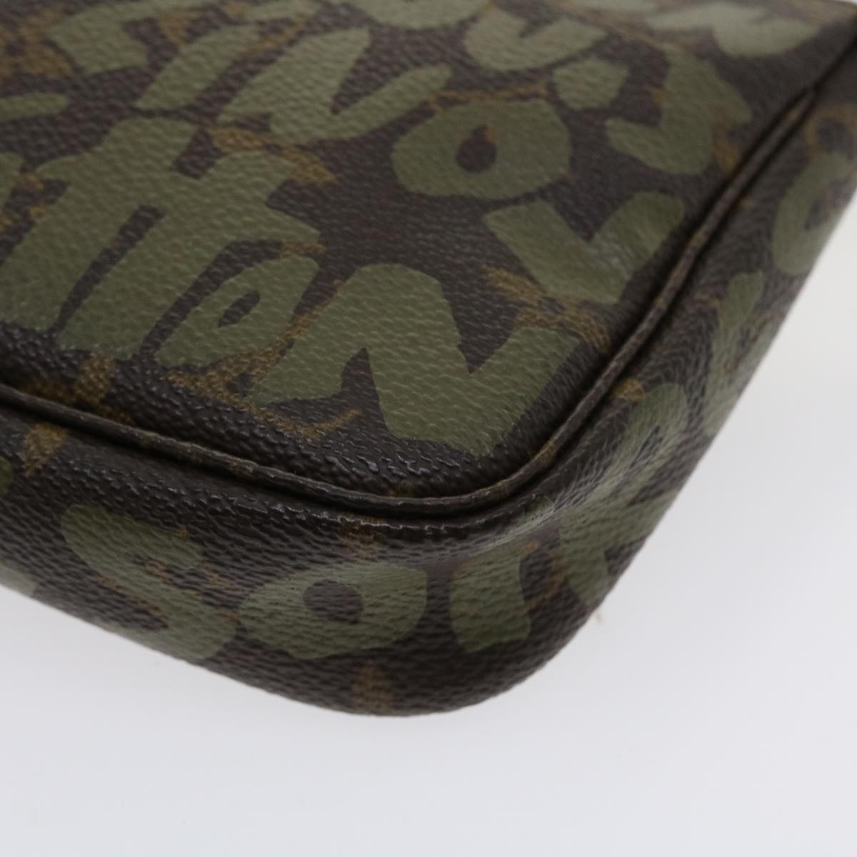 LOUIS VUITTON Monogram Graffiti Pochette Accessoires Pouch M92191 LV Auth am3656