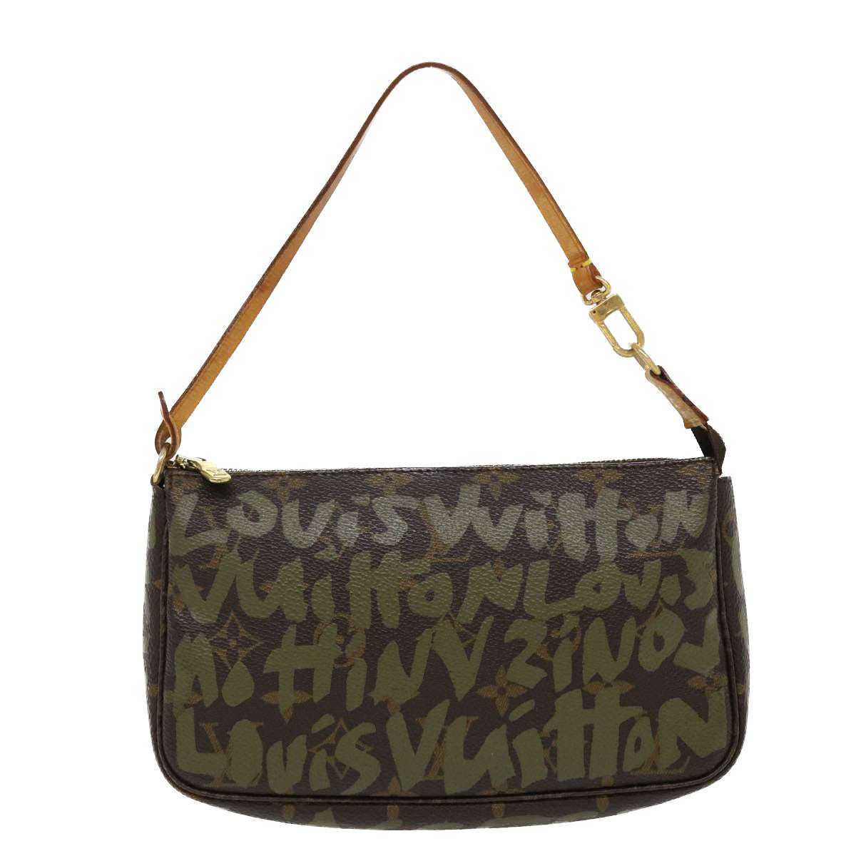 LOUIS VUITTON Monogram Graffiti Pochette Accessoires Pouch M92191 LV Auth am3656