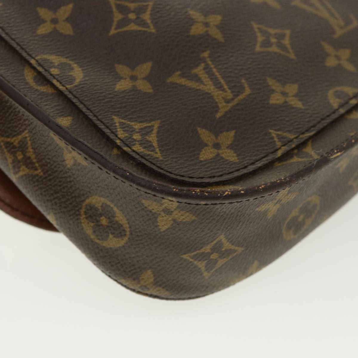 LOUIS VUITTON Monogram Saint Cloud MM Shoulder Bag M51243 LV Auth am3660