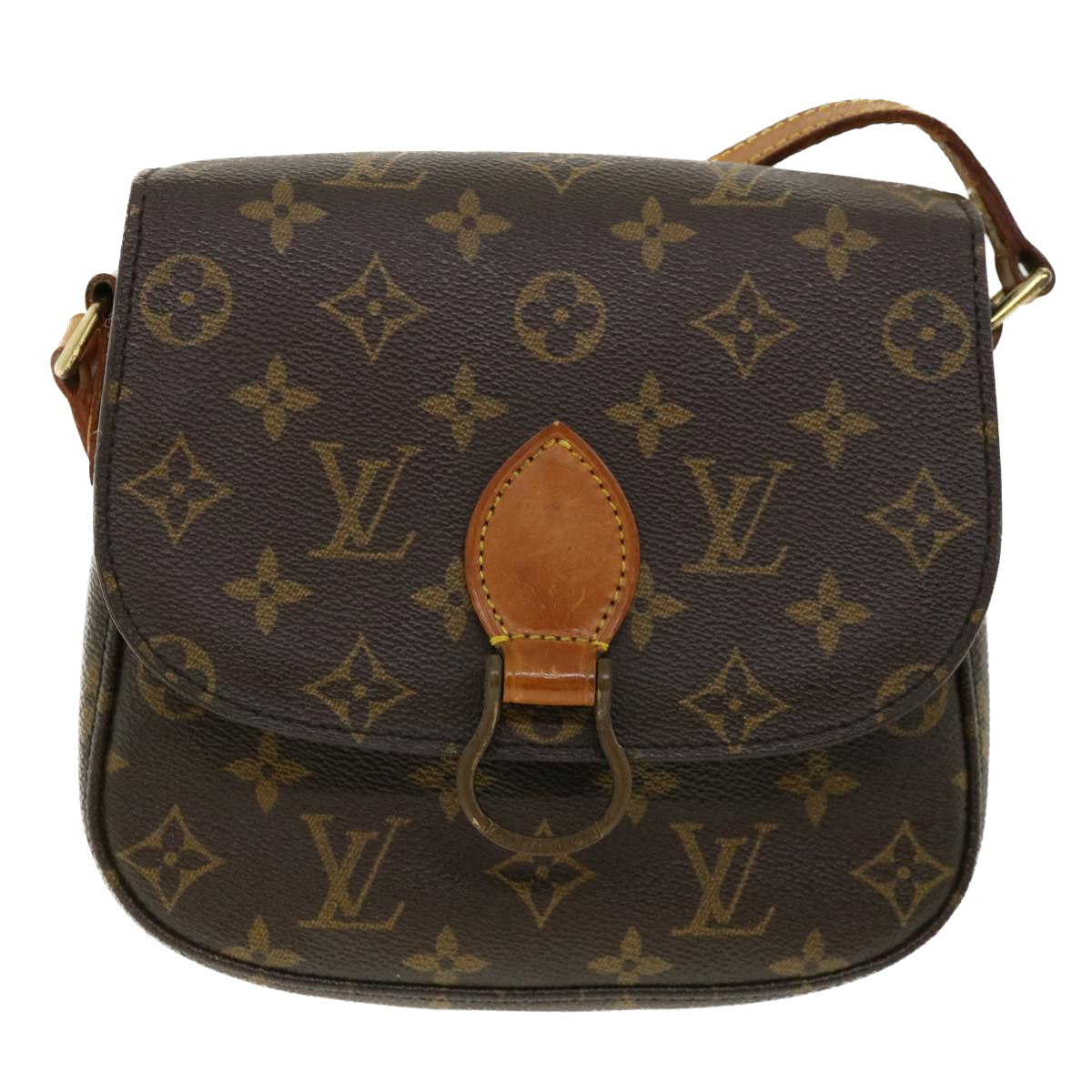 LOUIS VUITTON Monogram Saint Cloud MM Shoulder Bag M51243 LV Auth am3660