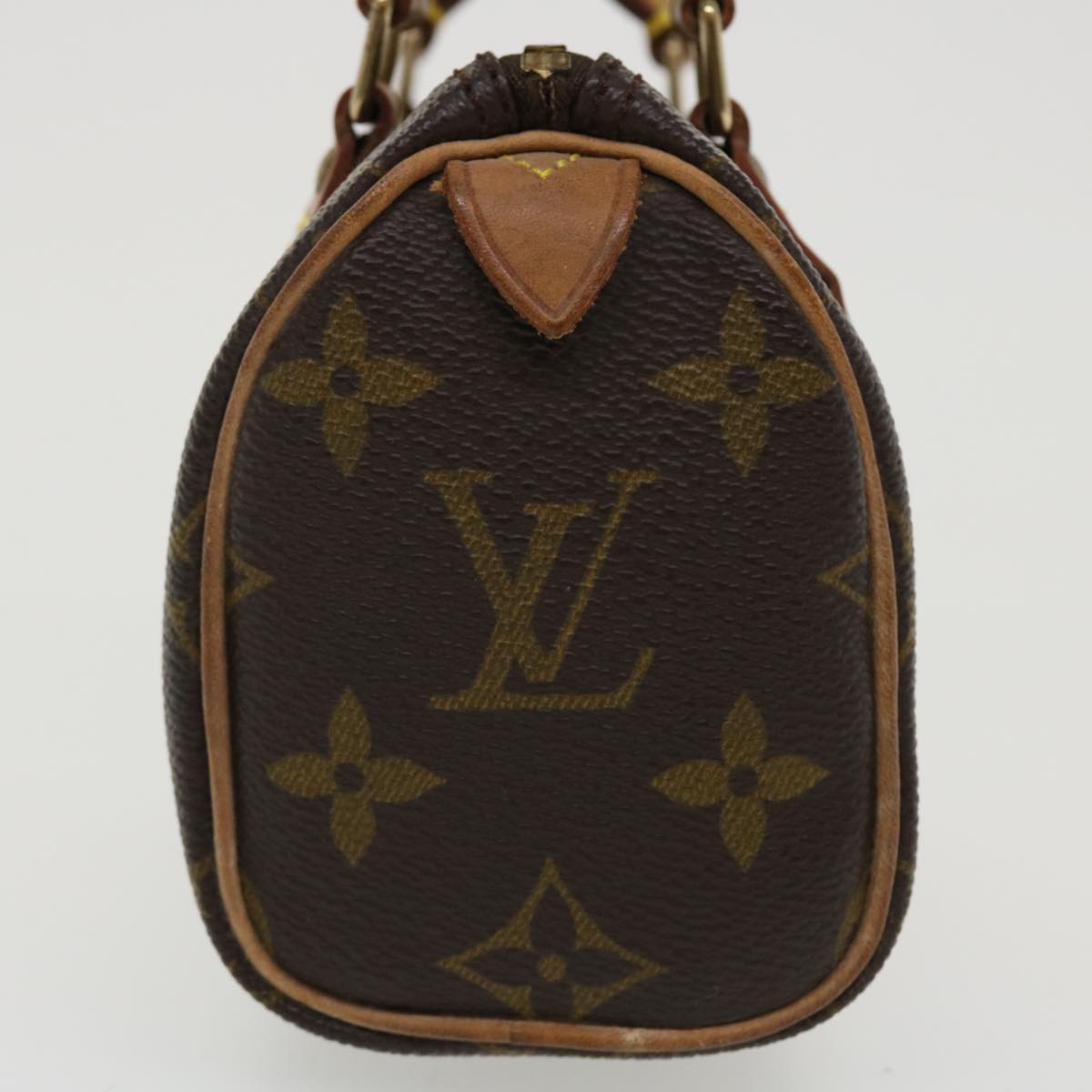 LOUIS VUITTON Monogram Mini Speedy Hand Bag M41534 LV Auth am3662