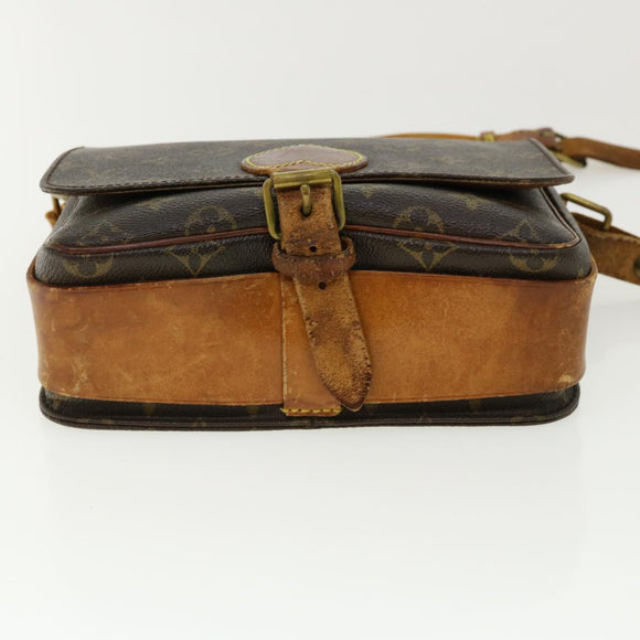 LOUIS VUITTON Monogram Cartouchiere MM Shoulder Bag M51253 LV Auth am3671