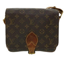 LOUIS VUITTON Monogram Cartouchiere MM Shoulder Bag M51253 LV Auth am3671-13
