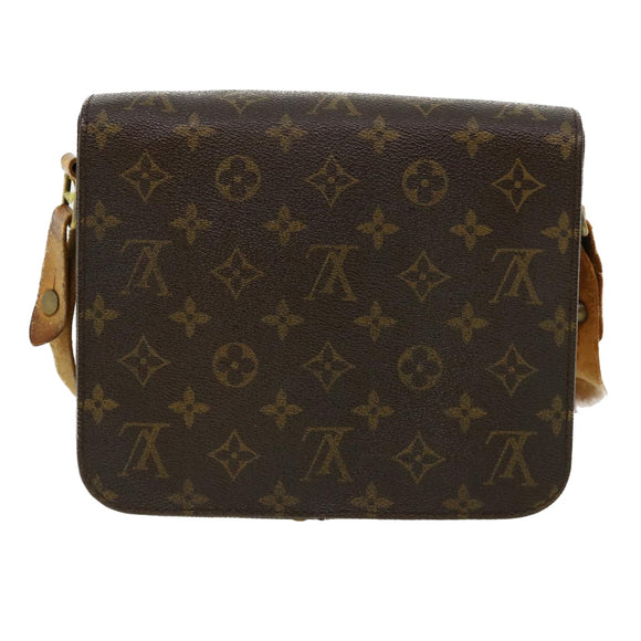 LOUIS VUITTON Monogram Cartouchiere MM Shoulder Bag M51253 LV Auth am3671