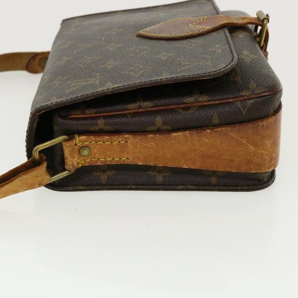 LOUIS VUITTON Monogram Cartouchiere MM Shoulder Bag M51253 LV Auth am3671