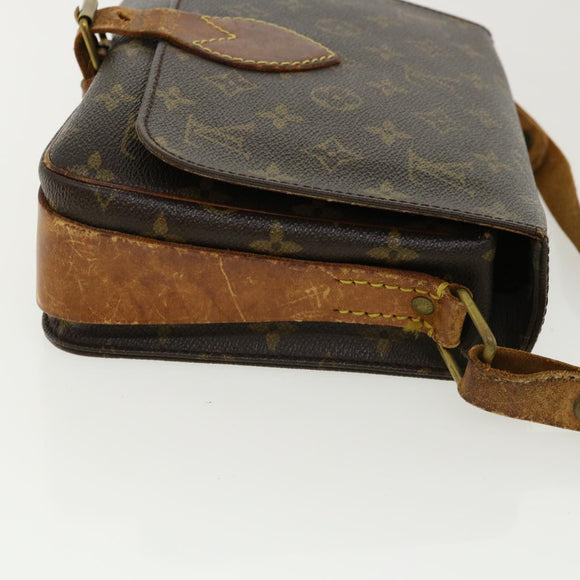 LOUIS VUITTON Monogram Cartouchiere MM Shoulder Bag M51253 LV Auth am3671