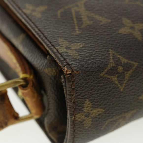 LOUIS VUITTON Monogram Cartouchiere MM Shoulder Bag M51253 LV Auth am3671