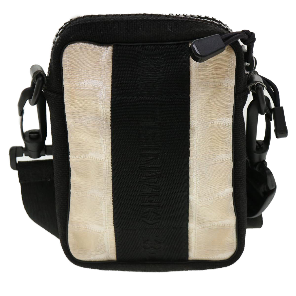 CHANEL Chanel sports Shoulder Bag Nylon White CC Auth am3677 - 0