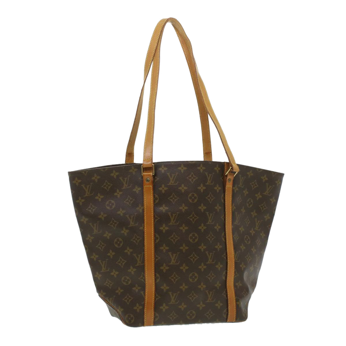 LOUIS VUITTON Monogram Sac Shopping Tote Bag M51108 LV Auth am3683