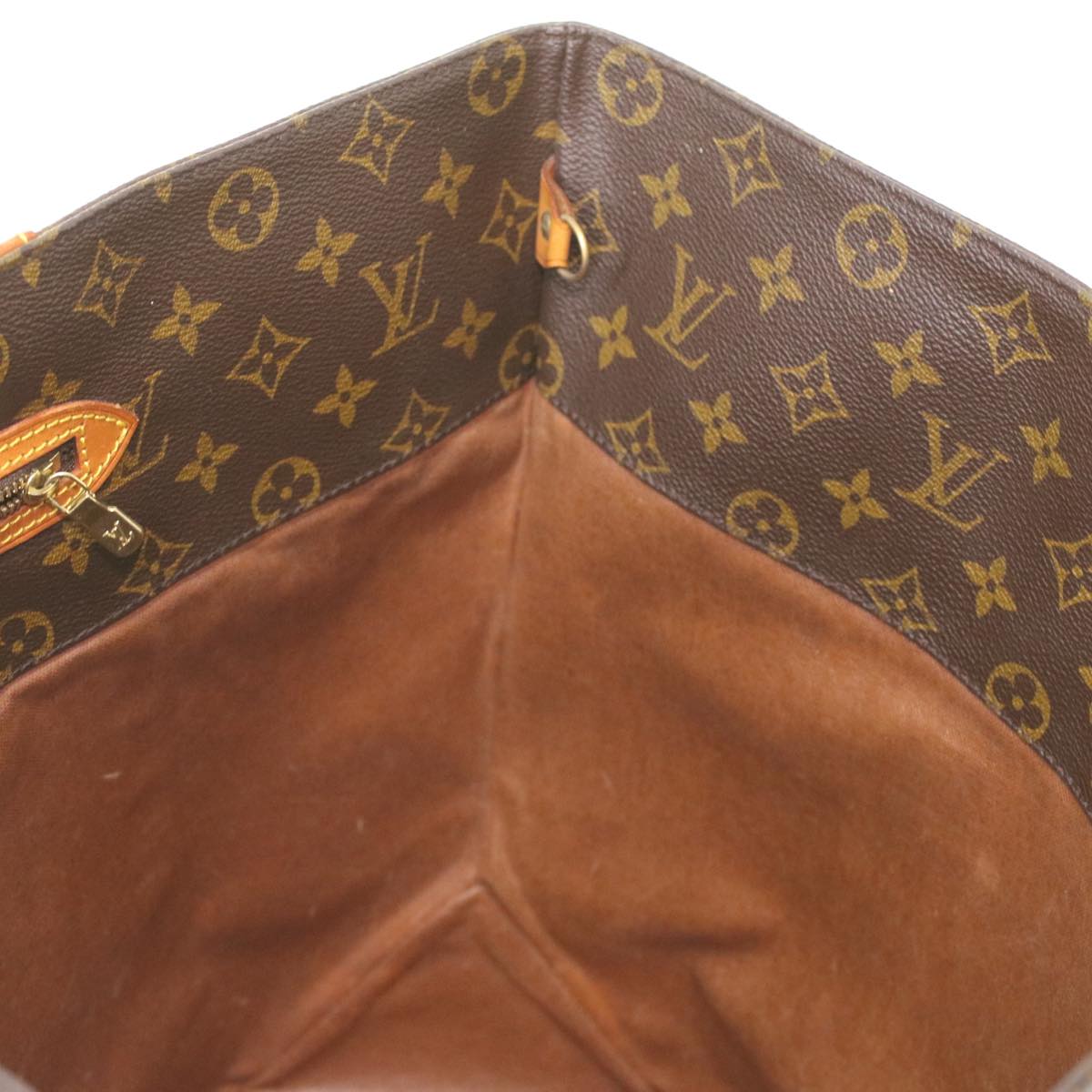 LOUIS VUITTON Monogram Sac Shopping Tote Bag M51108 LV Auth am3683