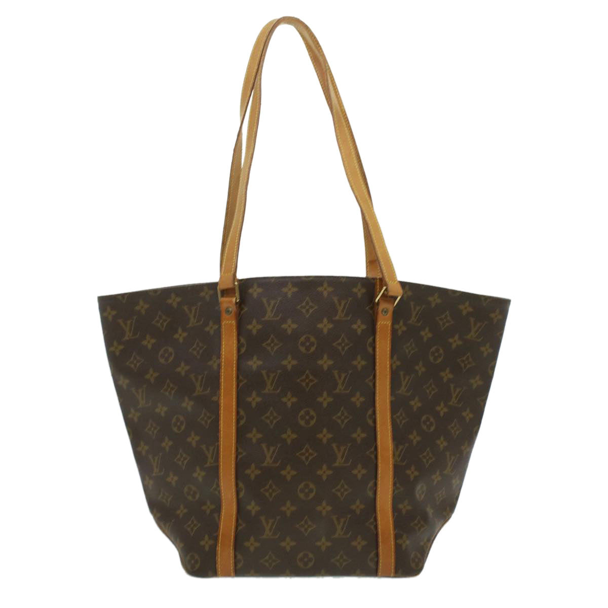 LOUIS VUITTON Monogram Sac Shopping Tote Bag M51108 LV Auth am3683