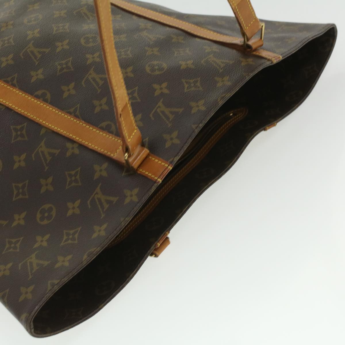 LOUIS VUITTON Monogram Sac Shopping Tote Bag M51108 LV Auth am3683