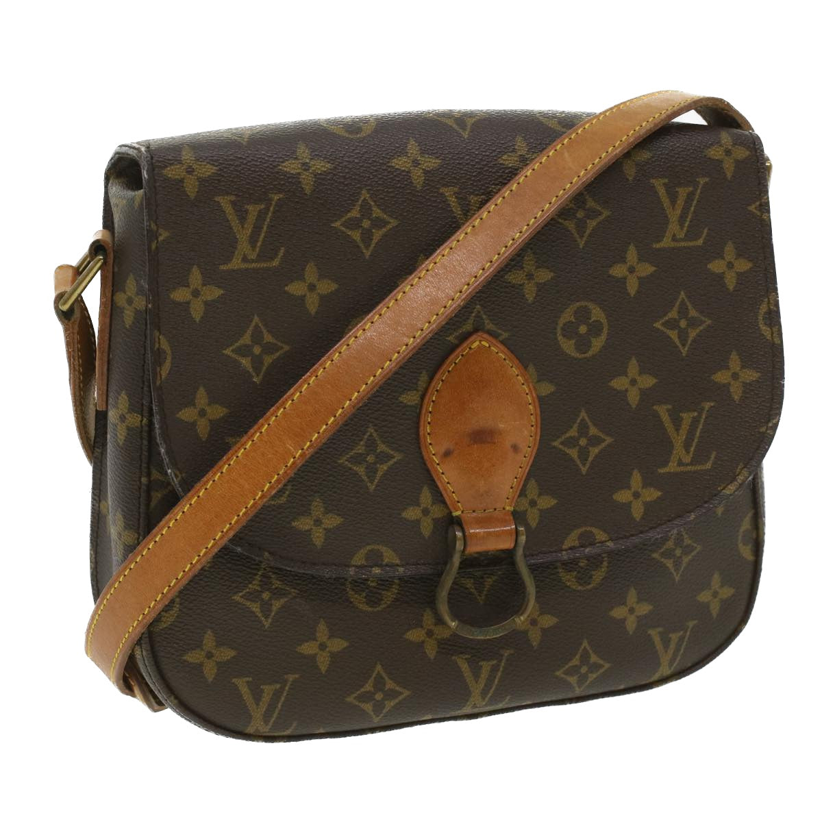 LOUIS VUITTON Monogram Saint Cloud GM Shoulder Bag M51242 LV Auth am3687