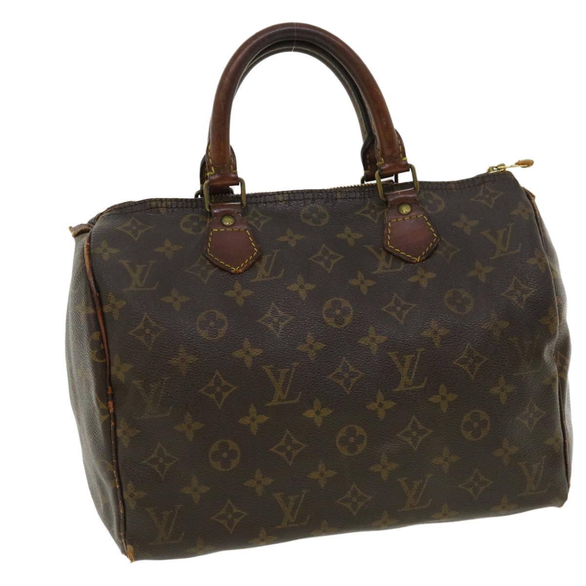 LOUIS VUITTON Monogram Speedy 25 Hand Bag M41528 LV Auth am3731