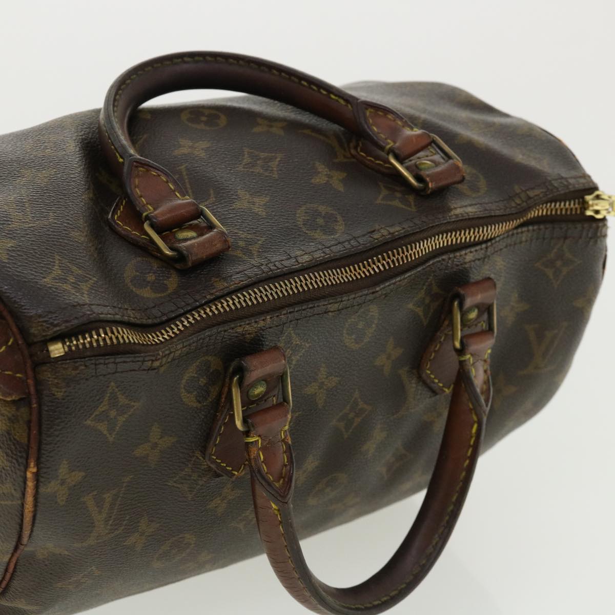 LOUIS VUITTON Monogram Speedy 25 Hand Bag M41528 LV Auth am3731