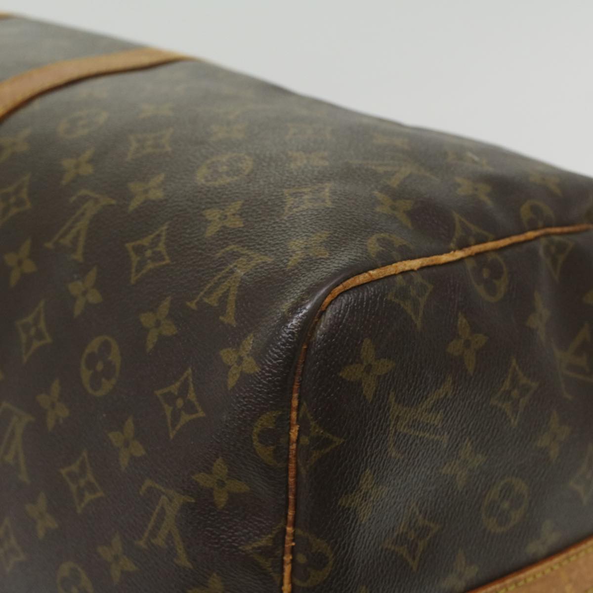 LOUIS VUITTON Monogram Keepall Bandouliere 55 Boston Bag M41414 LV Auth am3736