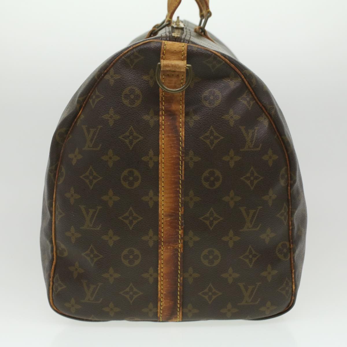 LOUIS VUITTON Monogram Keepall Bandouliere 55 Boston Bag M41414 LV Auth am3736