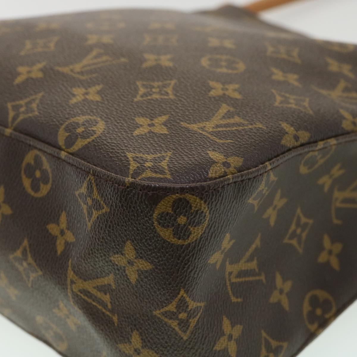 LOUIS VUITTON Monogram Looping GM Shoulder Bag M51145 LV Auth am3740