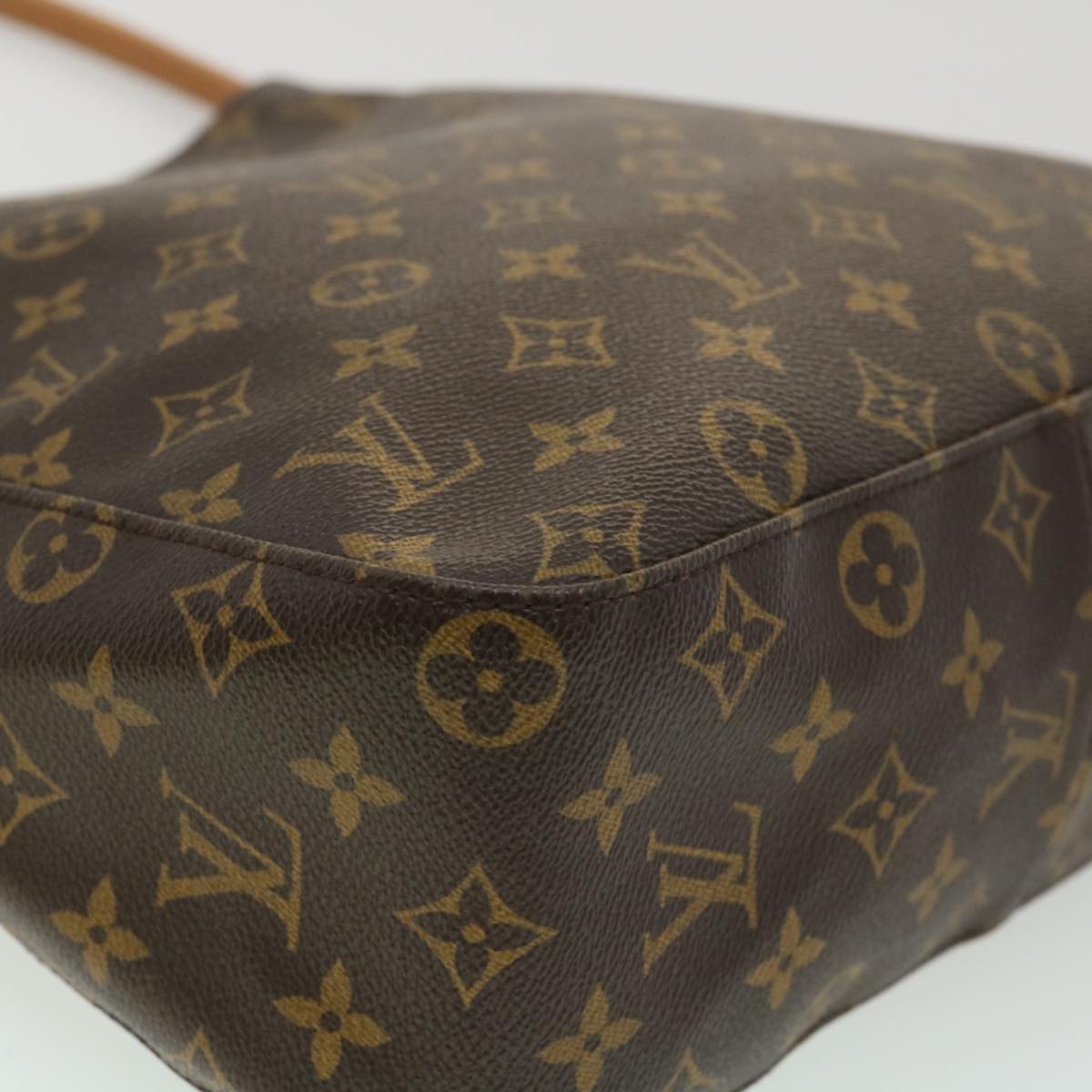 LOUIS VUITTON Monogram Looping GM Shoulder Bag M51145 LV Auth am3740