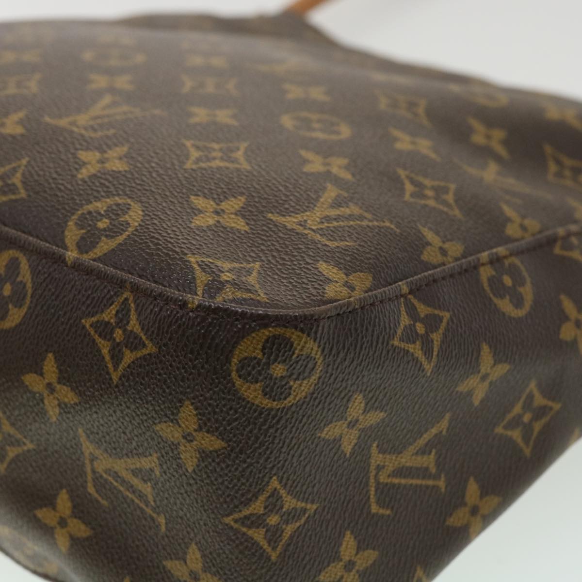 LOUIS VUITTON Monogram Looping GM Shoulder Bag M51145 LV Auth am3740