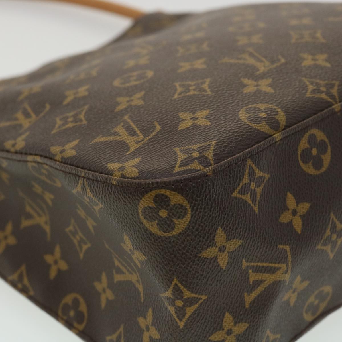 LOUIS VUITTON Monogram Looping GM Shoulder Bag M51145 LV Auth am3740