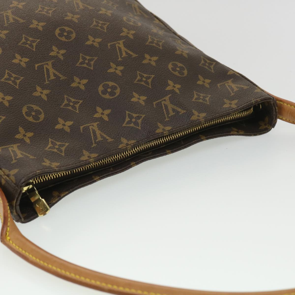 LOUIS VUITTON Monogram Looping GM Shoulder Bag M51145 LV Auth am3740