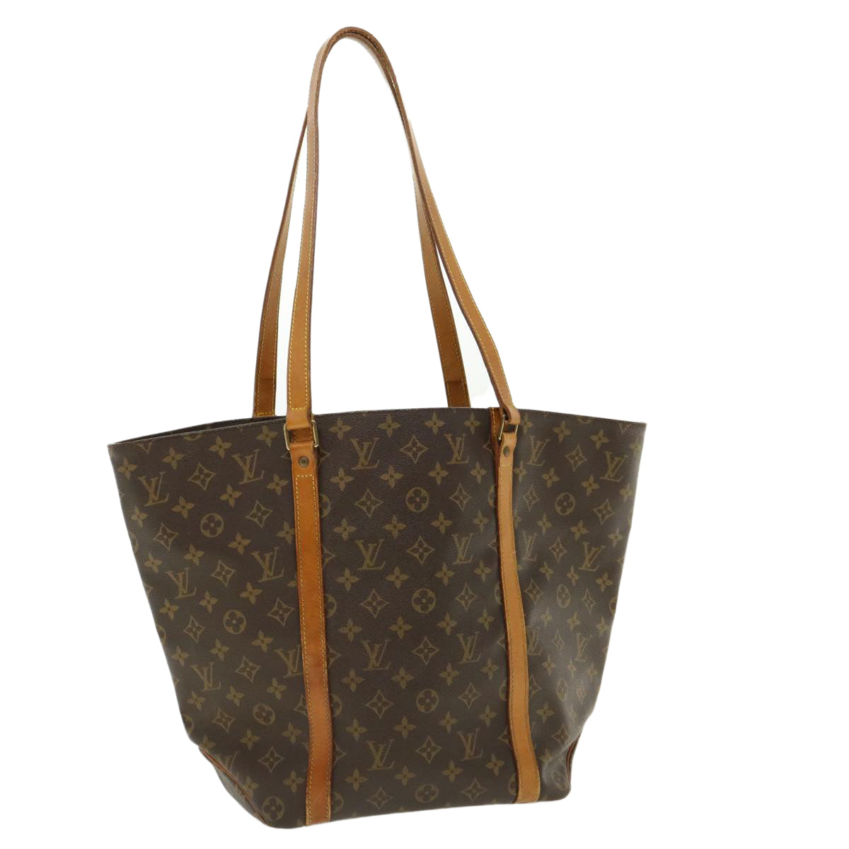 LOUIS VUITTON Monogram Sac Shopping Tote Bag M51108 LV Auth am3742