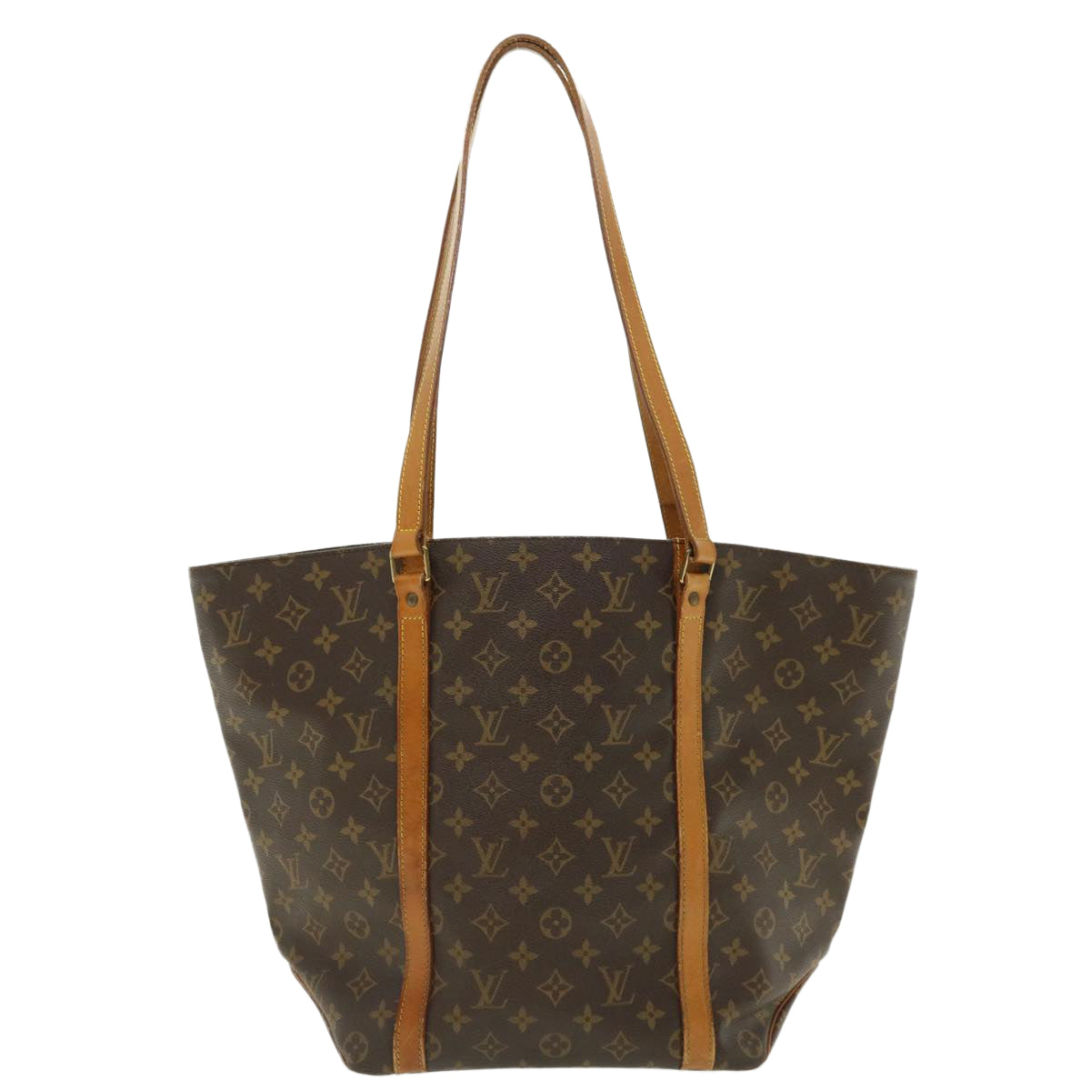 LOUIS VUITTON Monogram Sac Shopping Tote Bag M51108 LV Auth am3742