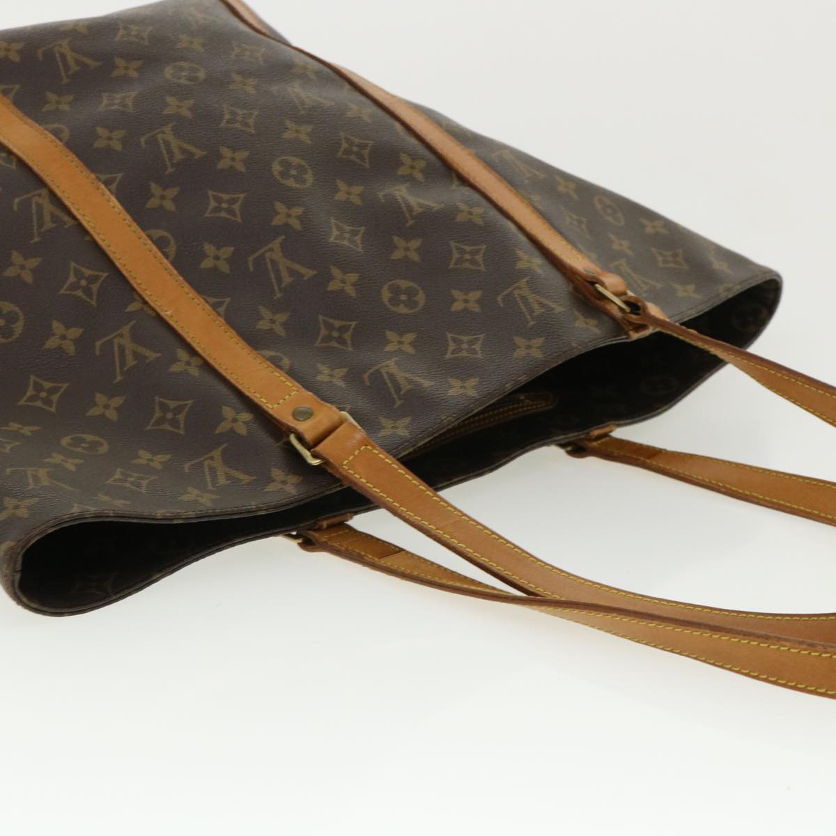 LOUIS VUITTON Monogram Sac Shopping Tote Bag M51108 LV Auth am3742