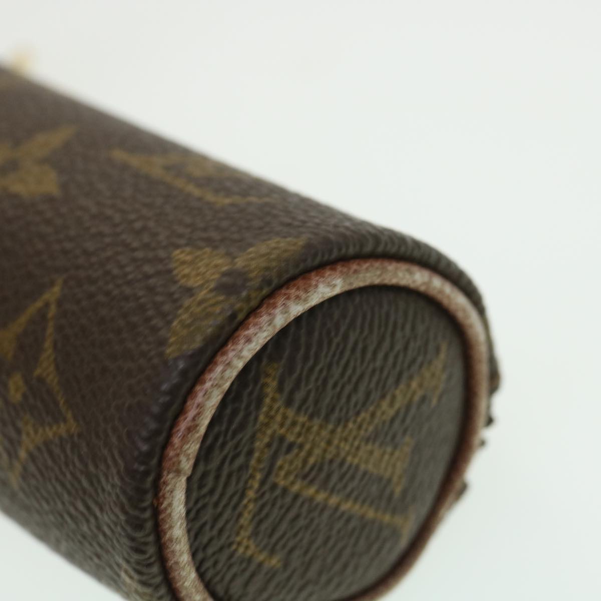 LOUIS VUITTON Monogram Etui 3 Ball de Golf Pouch M58249 LV Auth am3744