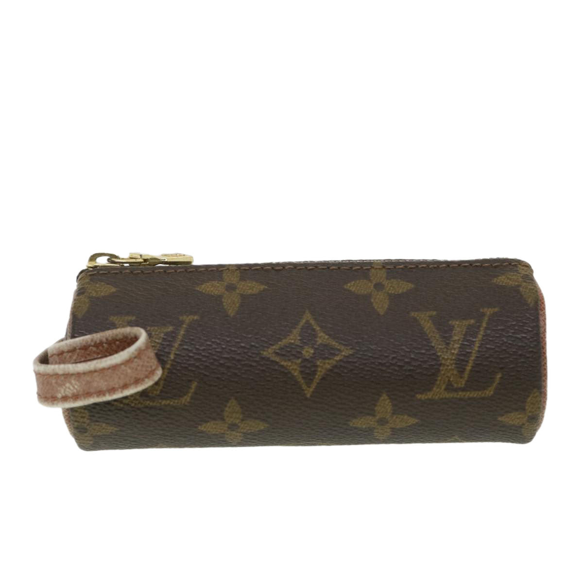 LOUIS VUITTON Monogram Etui 3 Ball de Golf Pouch M58249 LV Auth am3744