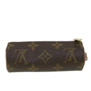 LOUIS VUITTON Monogram Etui 3 Ball de Golf Pouch M58249 LV Auth am3744-2