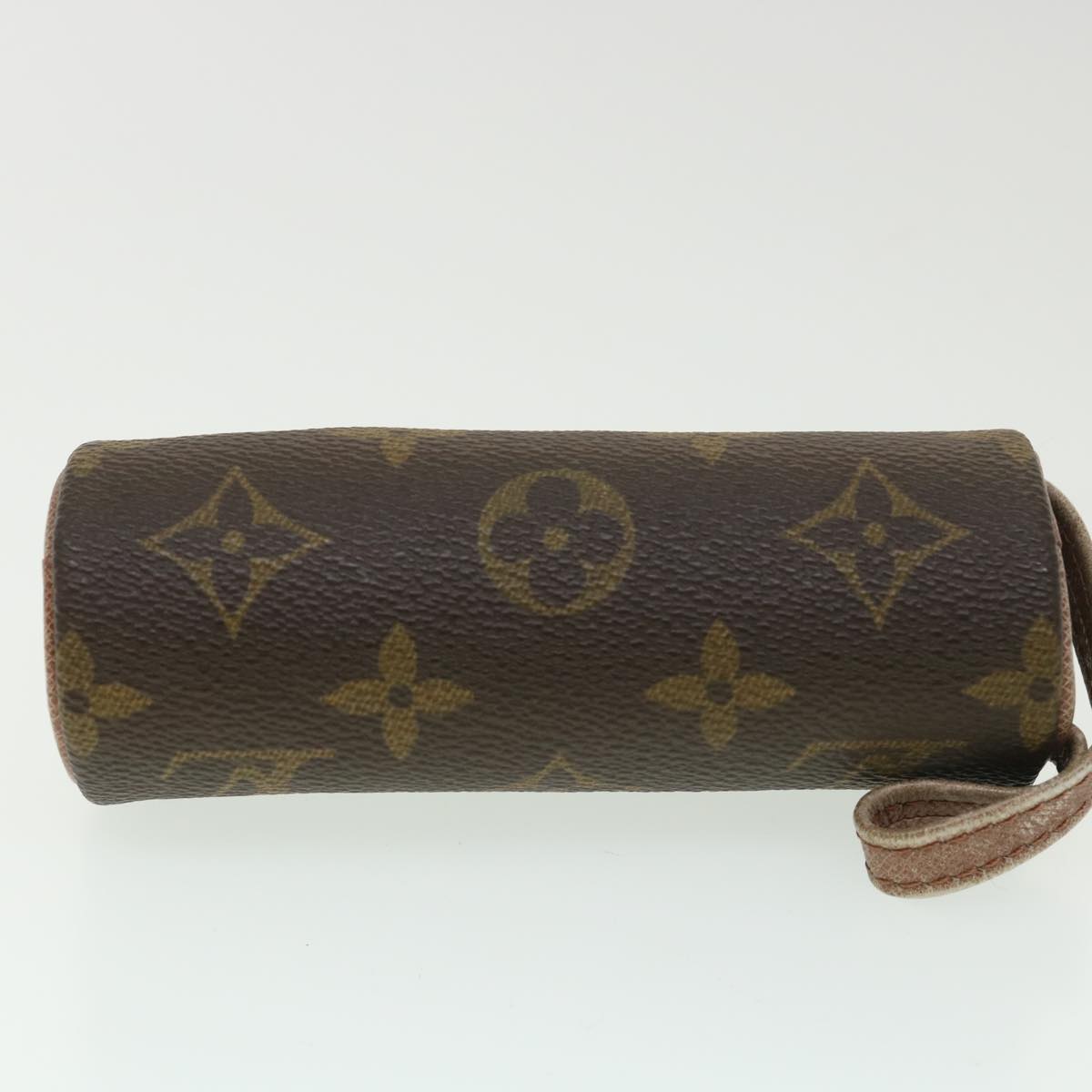 LOUIS VUITTON Monogram Etui 3 Ball de Golf Pouch M58249 LV Auth am3744