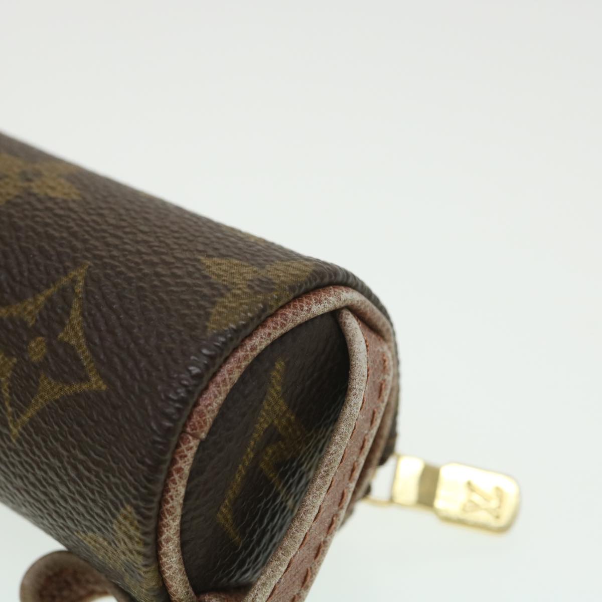 LOUIS VUITTON Monogram Etui 3 Ball de Golf Pouch M58249 LV Auth am3744