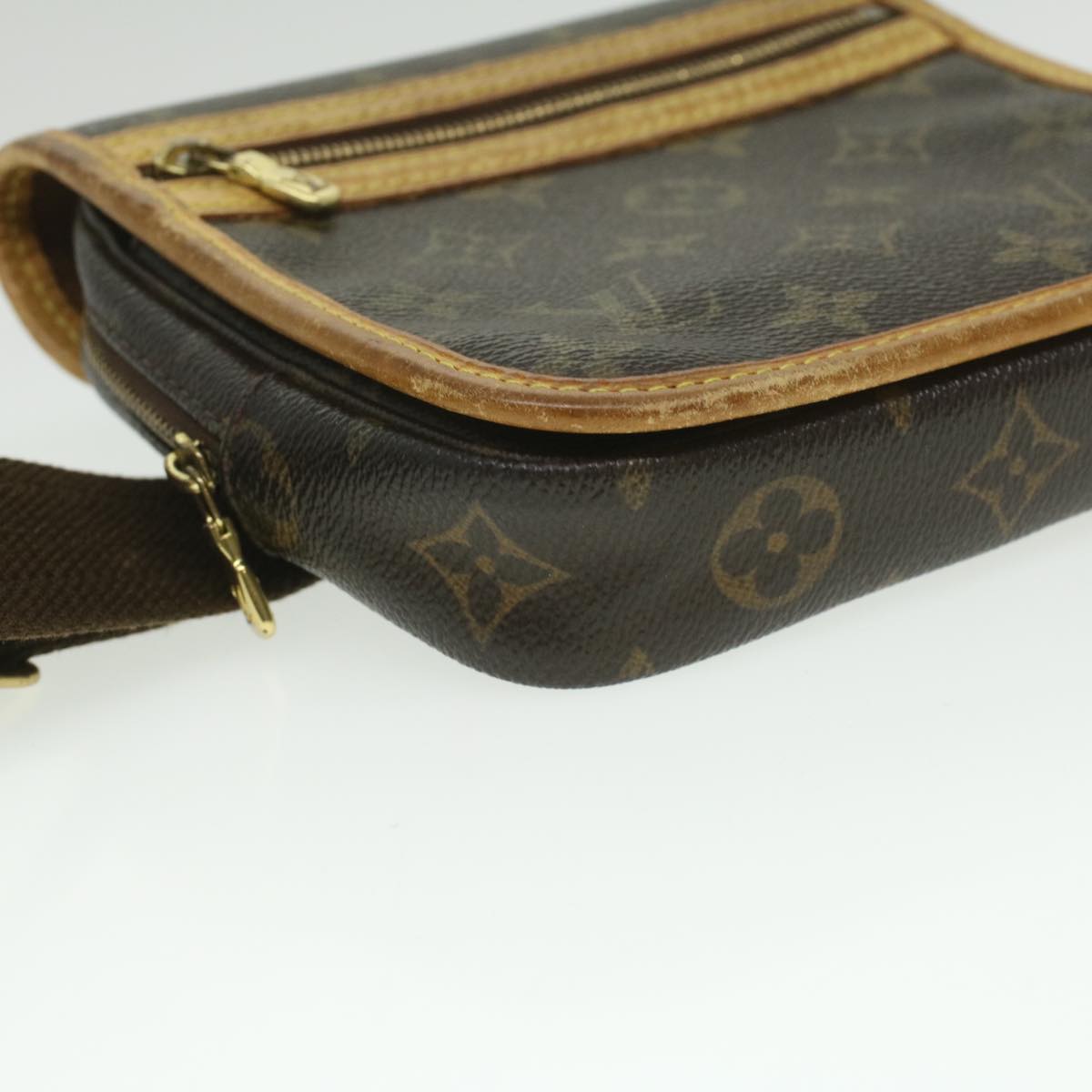 LOUIS VUITTON Monogram Bumback Bosphore Shoulder Bag M40108 LV Auth am3752