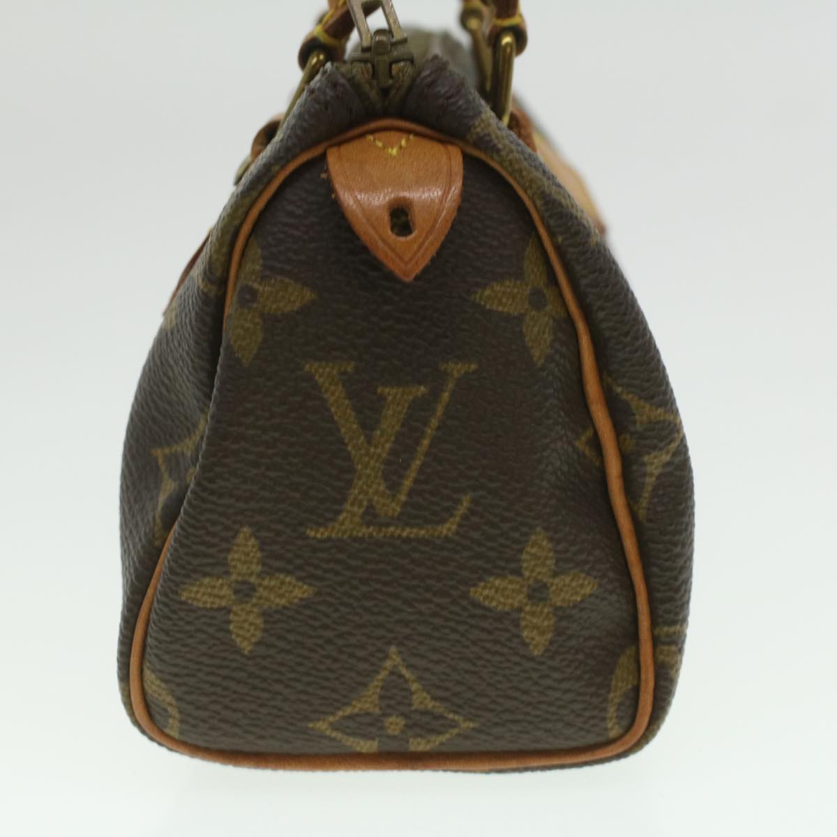 LOUIS VUITTON Monogram Mini Speedy Hand Bag M41534 LV Auth am3779
