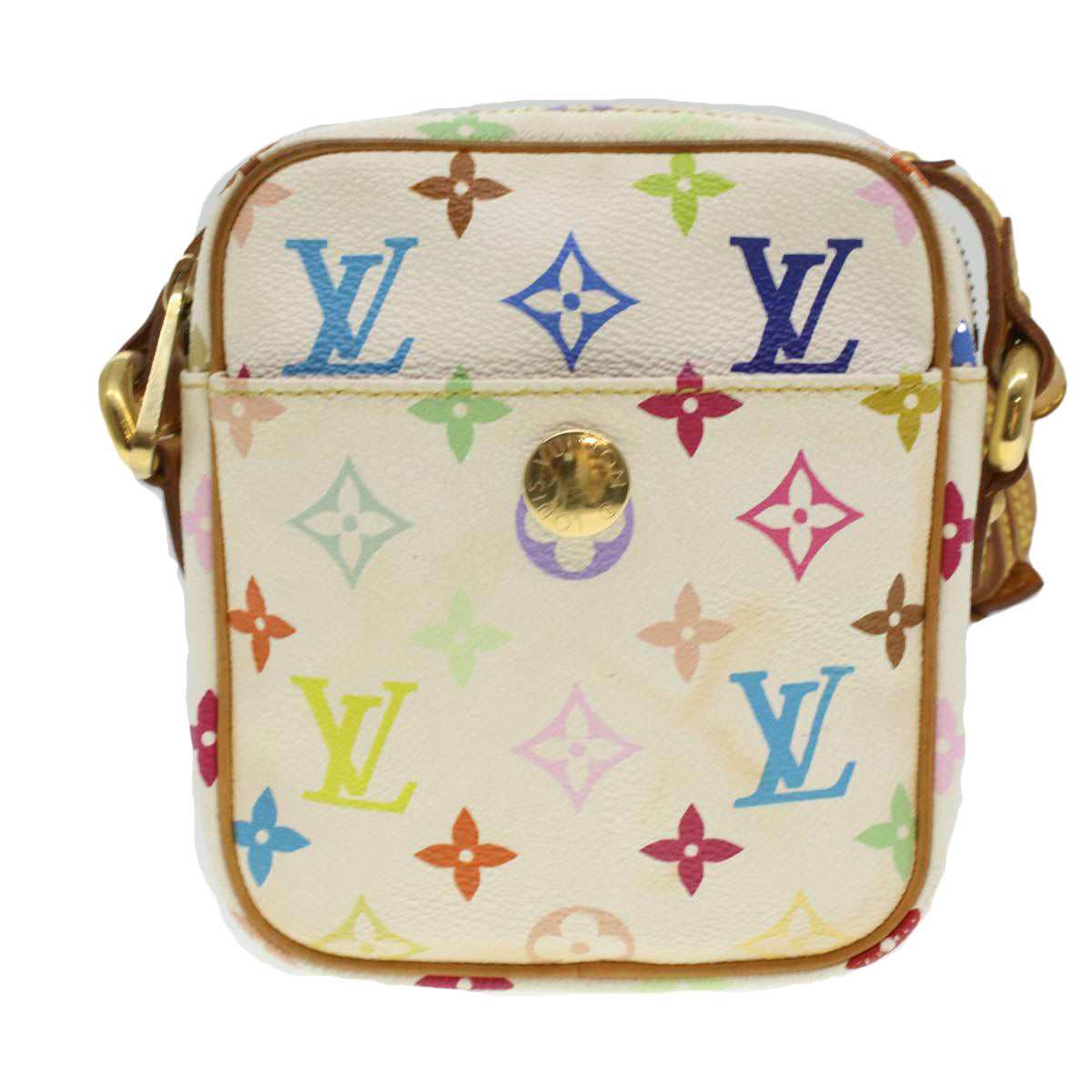 LOUIS VUITTON Monogram Multicolor lift Shoulder Bag White M40055 LV Auth am3780
