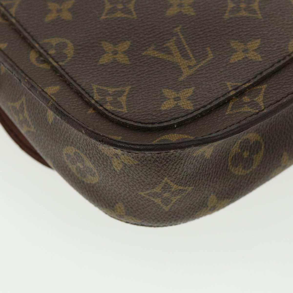 LOUIS VUITTON Monogram Saint Cloud MM Shoulder Bag M51243 LV Auth am3781