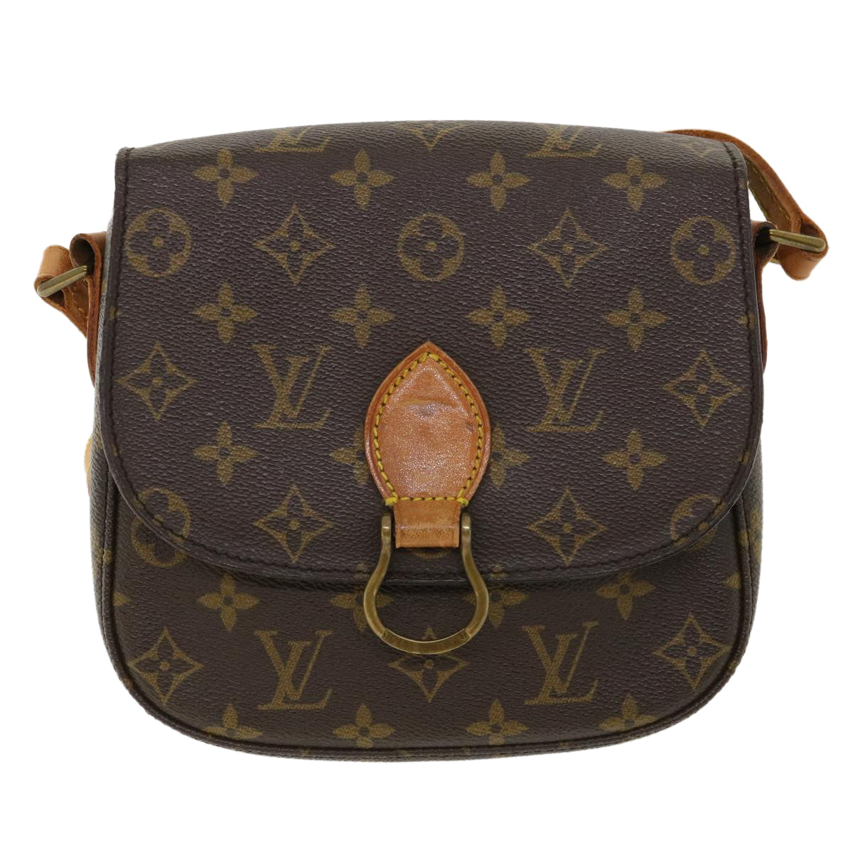 LOUIS VUITTON Monogram Saint Cloud MM Shoulder Bag M51243 LV Auth am3781