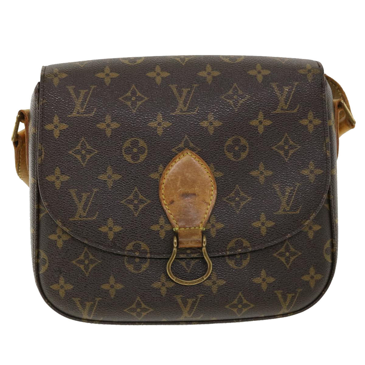 LOUIS VUITTON Monogram Saint Cloud GM Shoulder Bag M51242 LV Auth am3784