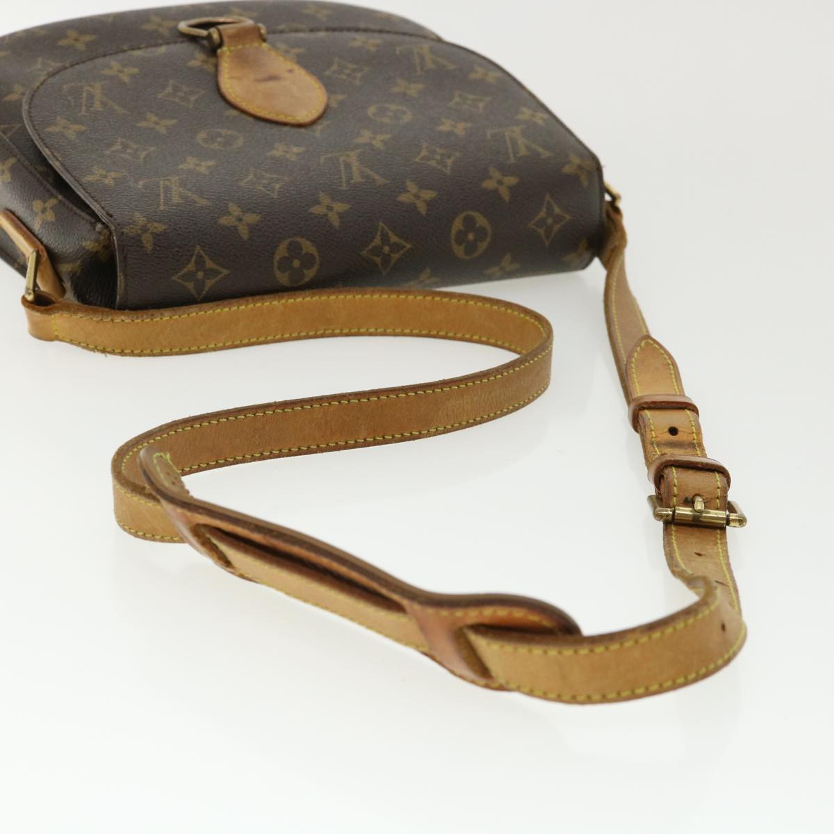 LOUIS VUITTON Monogram Saint Cloud GM Shoulder Bag M51242 LV Auth am3784