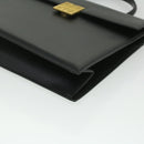 GIVENCHY Shoulder Bag Leather 2way Black Auth am3821-8