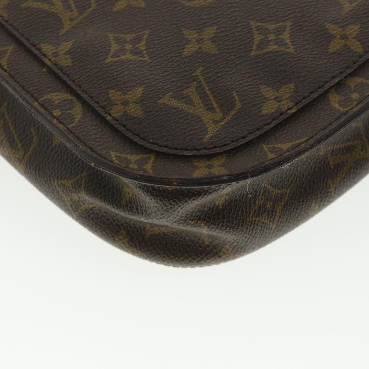 LOUIS VUITTON Monogram Saint Cloud GM Shoulder Bag M51242 LV Auth am3845